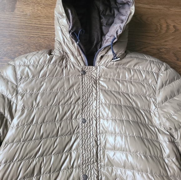 Grasshopper Tan Metallic Quilted Jacket Women's Sz.1(XL) - Picture 2 of 11